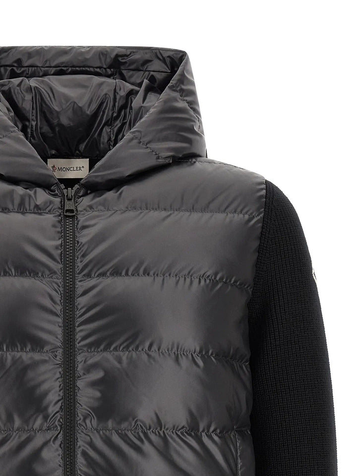 Moncler Sample Sale | Moncler Black Polyester Cardigan - | Designer outlet