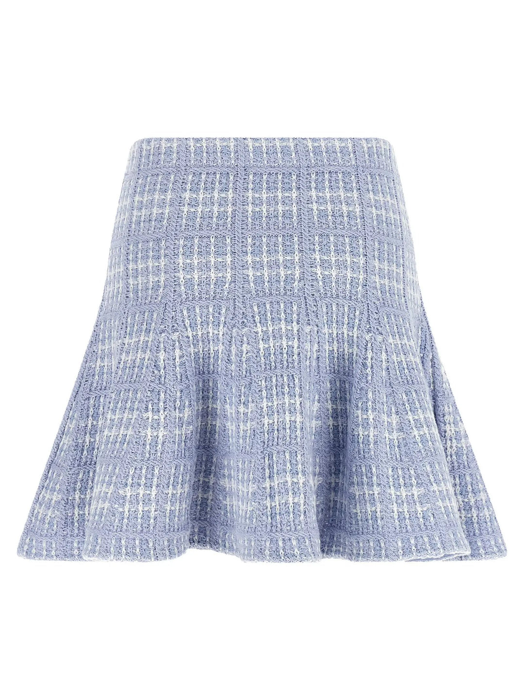 Self-Portrait Sample Sale | Self-Portrait Blue Cotton Long Skirt - | Designer outlet