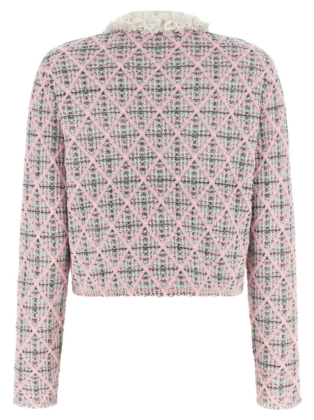 Self-Portrait Sample Sale | Self-Portrait Multicolor Cotton Cardigan - | Designer outlet