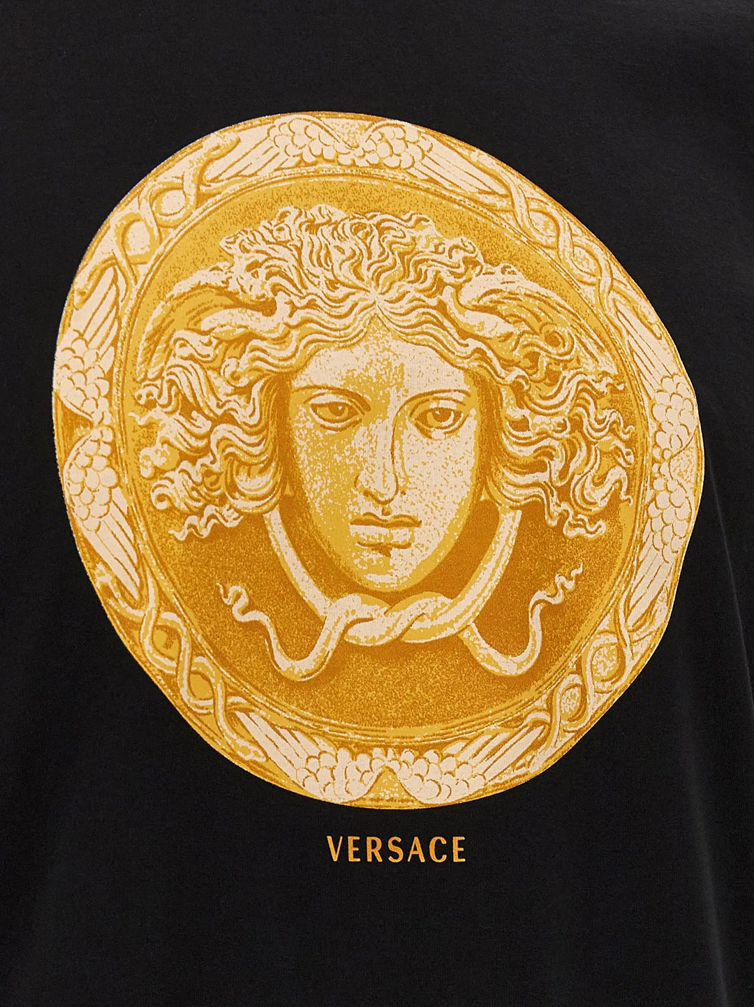 Versace Sample Sale | Versace Black Cotton T-Shirt - | Designer outlet