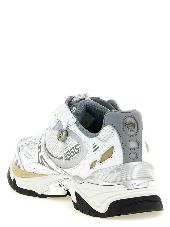 Versace Sample Sale | Versace Multicolor Calfskin Chunky Sneakers - | Designer outlet