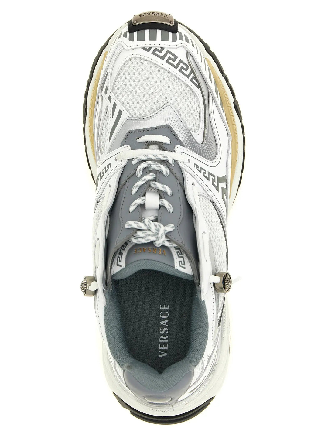 Versace Sample Sale | Versace Multicolor Calfskin Chunky Sneakers - | Designer outlet