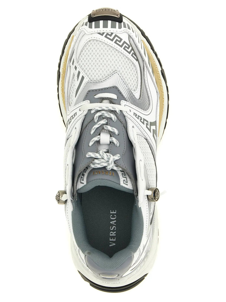 Versace Sample Sale | Versace Multicolor Calfskin Chunky Sneakers - | Designer outlet