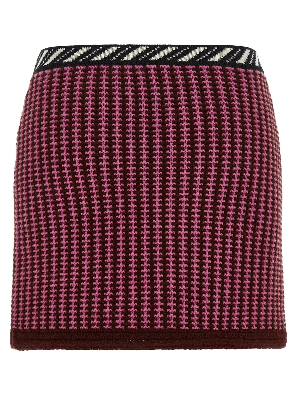 Versace Sample Sale | Versace Multicolor Virgin Wool Long Skirt - | Designer outlet