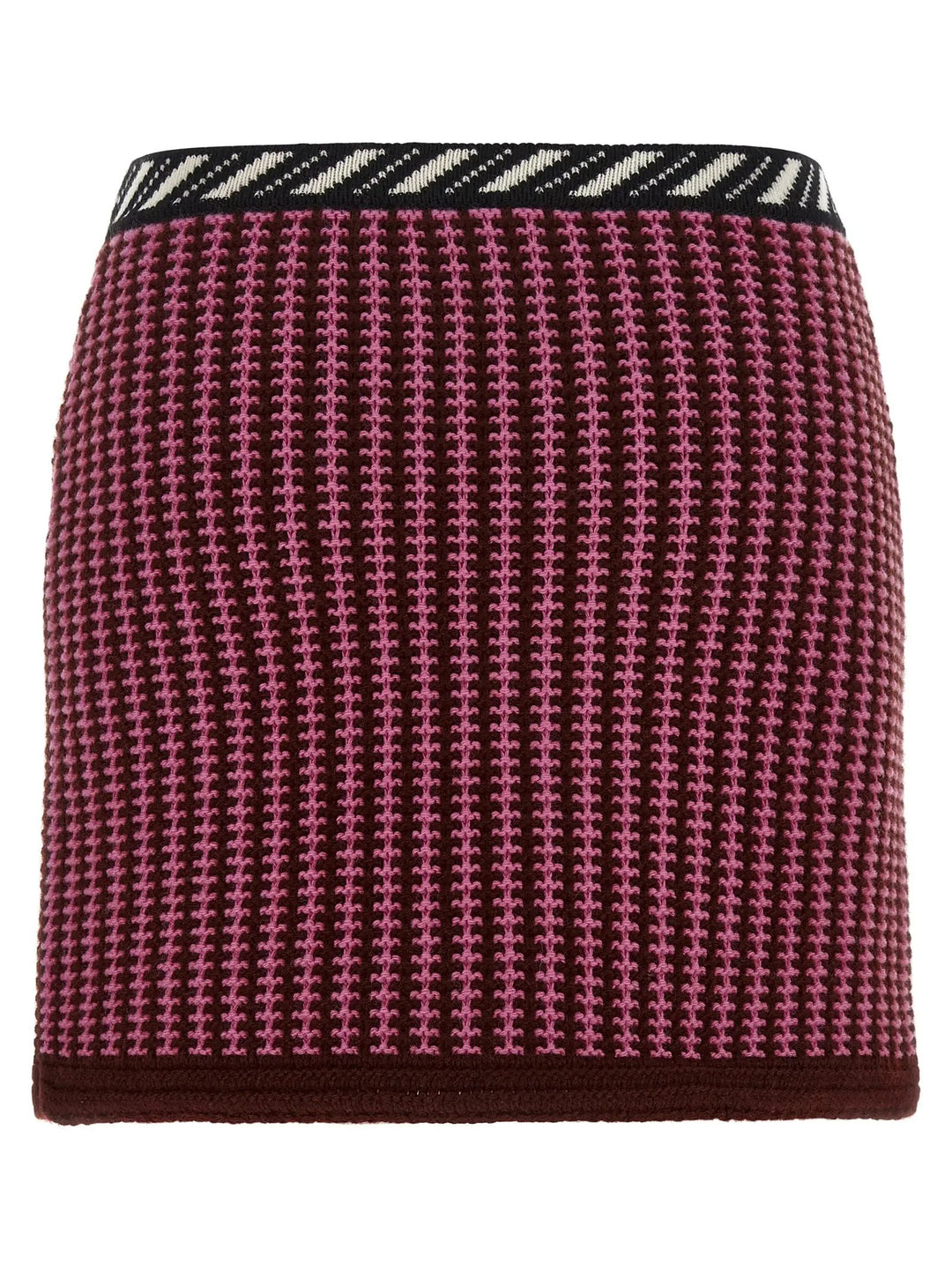 Versace Sample Sale | Versace Multicolor Virgin Wool Long Skirt - | Designer outlet