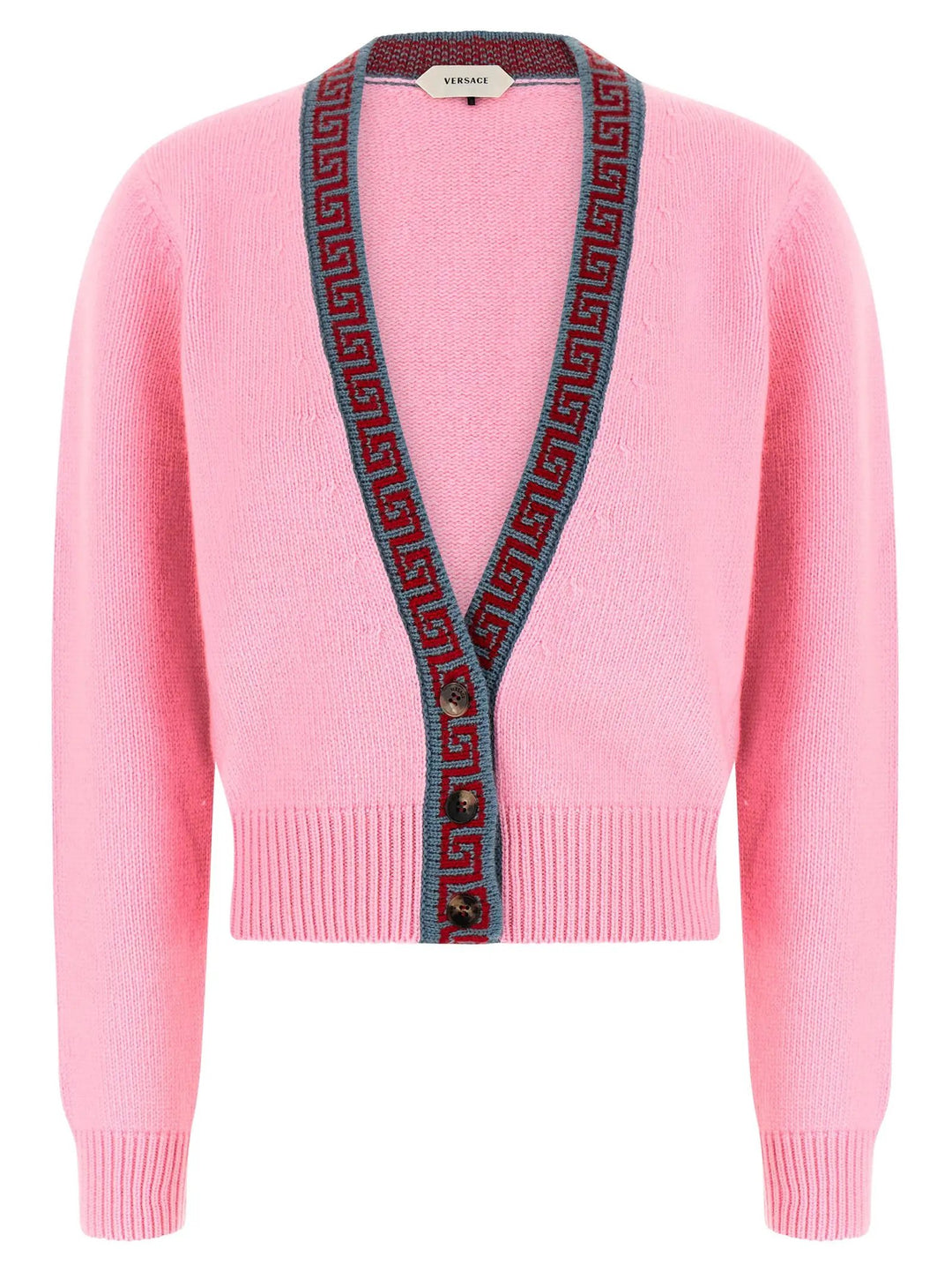 Versace Sample Sale | Versace Multicolor Virgin Wool Cardigan - | Designer outlet