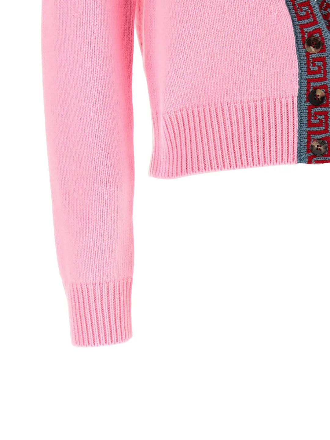 Versace Sample Sale | Versace Multicolor Virgin Wool Cardigan - | Designer outlet