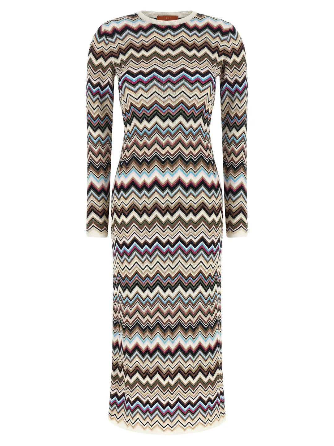 Missoni Sample Sale | Missoni Multicolor Viscose Midi Dress - | Designer outlet