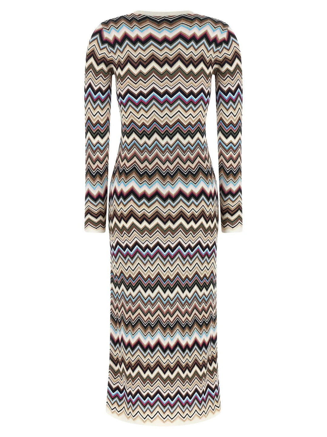 Missoni Sample Sale | Missoni Multicolor Viscose Midi Dress - | Designer outlet