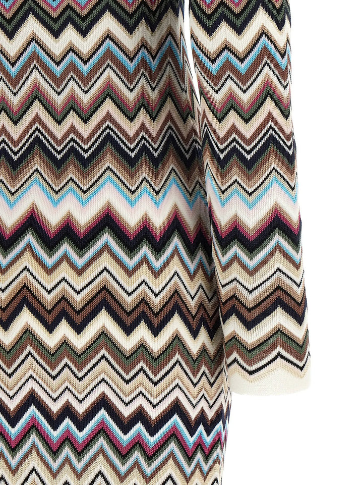Missoni Sample Sale | Missoni Multicolor Viscose Midi Dress - | Designer outlet