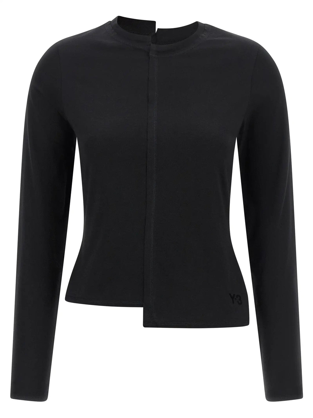 Y-3 Sample Sale | Y-3 Black Cotton Long Sleeve T-Shirt - | Designer outlet