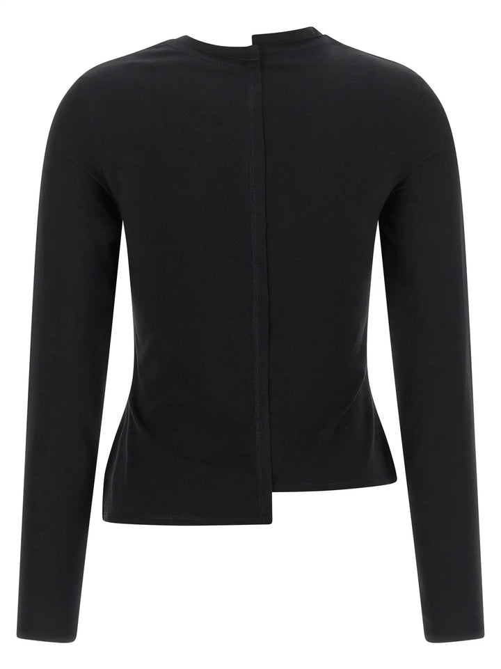 Y-3 Sample Sale | Y-3 Black Cotton Long Sleeve T-Shirt - | Designer outlet