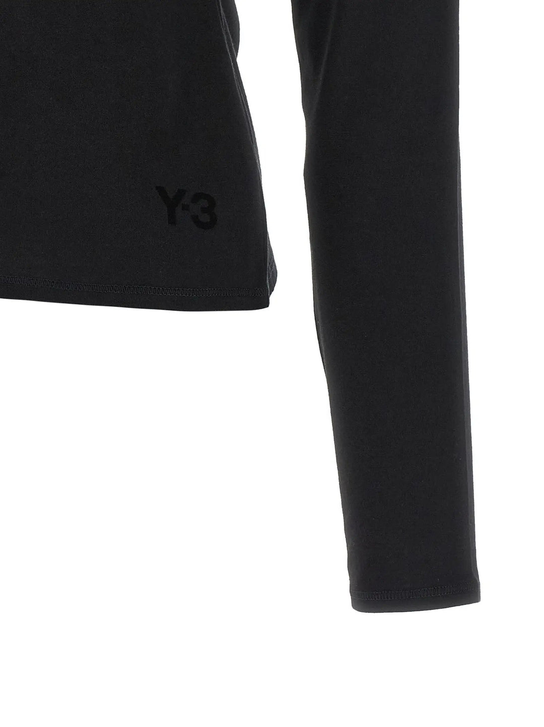 Y-3 Sample Sale | Y-3 Black Cotton Long Sleeve T-Shirt - | Designer outlet