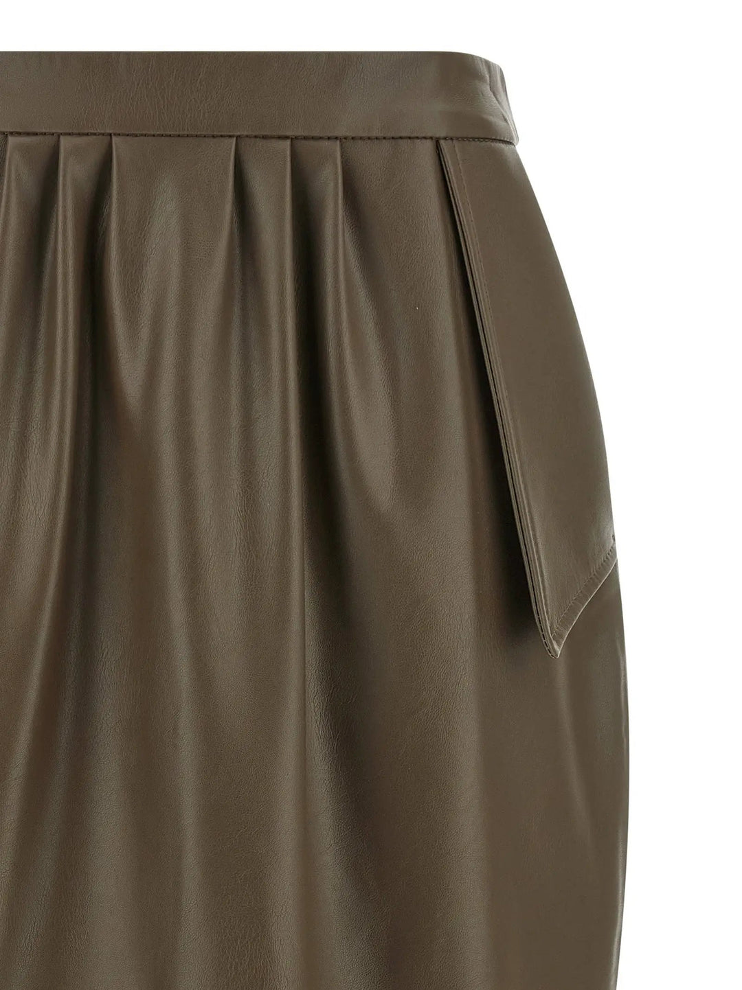 Stella McCartney Sample Sale | Stella McCartney Brown Polyester Midi Skirt - | Designer outlet