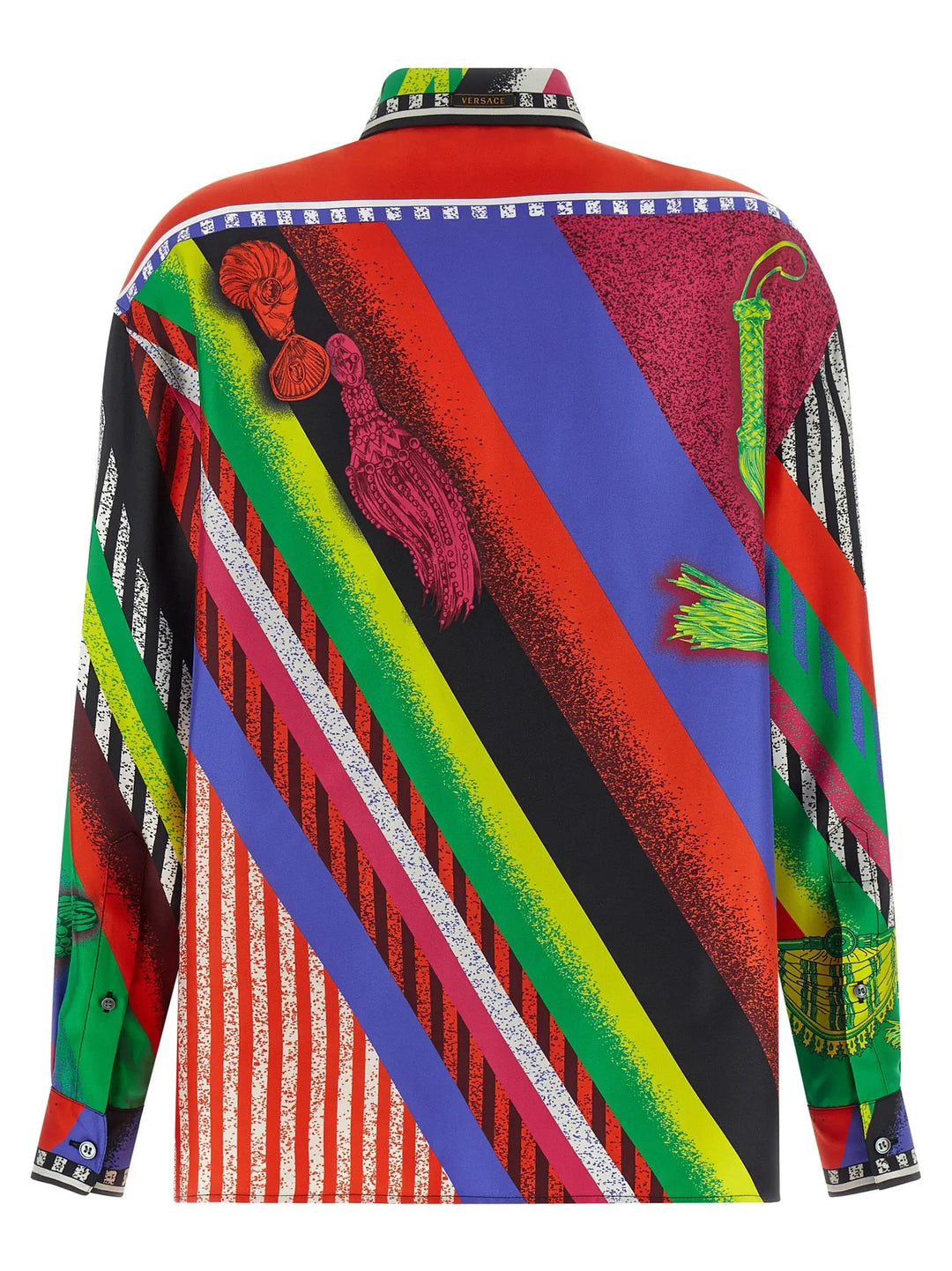 Versace Sample Sale | Versace Multicolor Silk Blouse - | Designer outlet