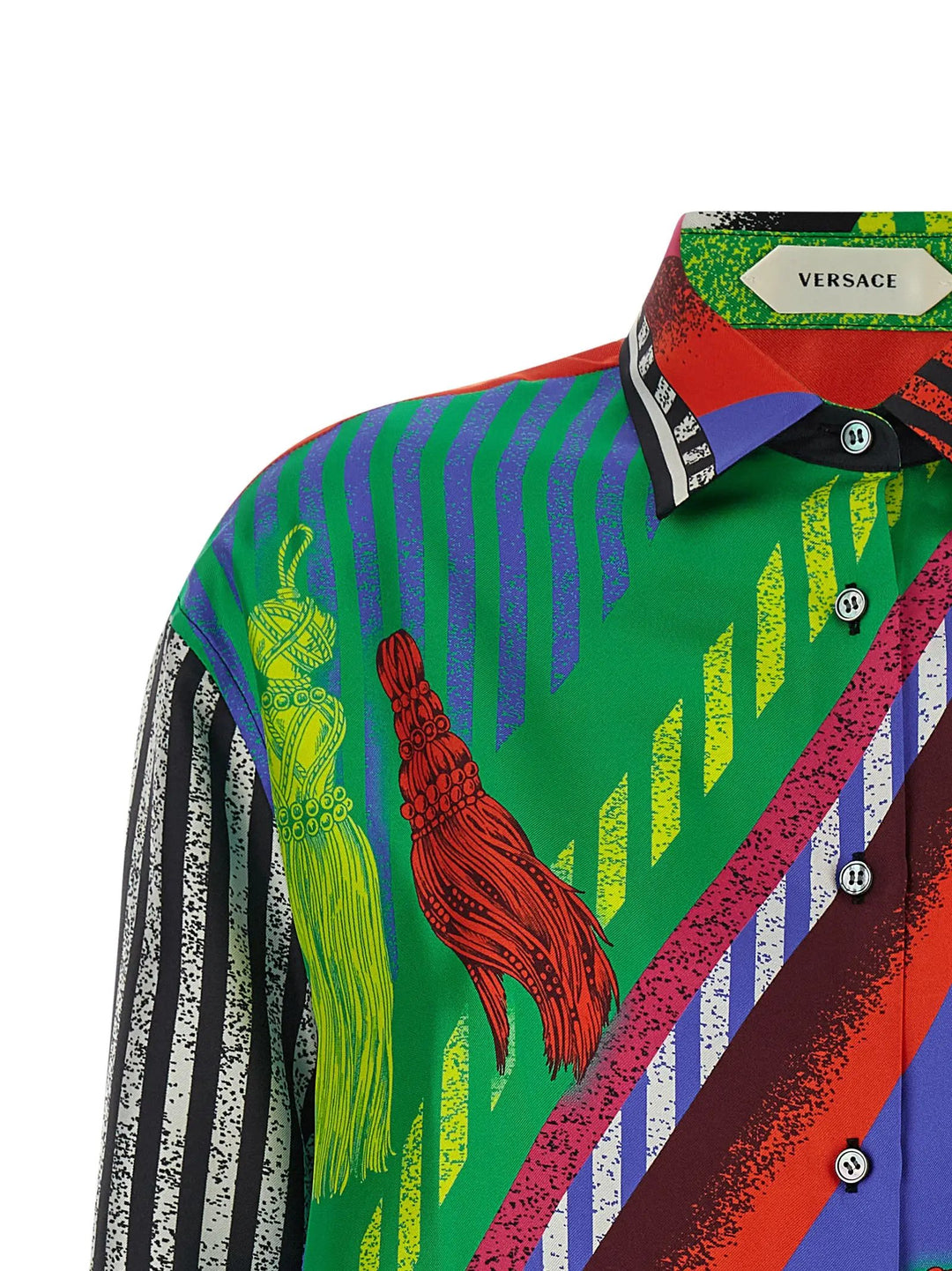 Versace Sample Sale | Versace Multicolor Silk Blouse - | Designer outlet