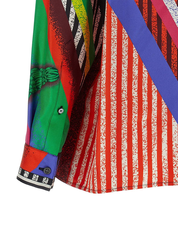 Versace Sample Sale | Versace Multicolor Silk Blouse - | Designer outlet