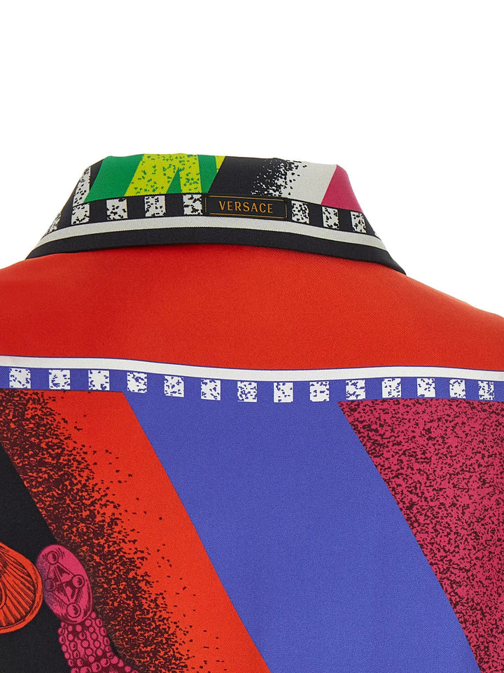 Versace Sample Sale | Versace Multicolor Silk Blouse - | Designer outlet