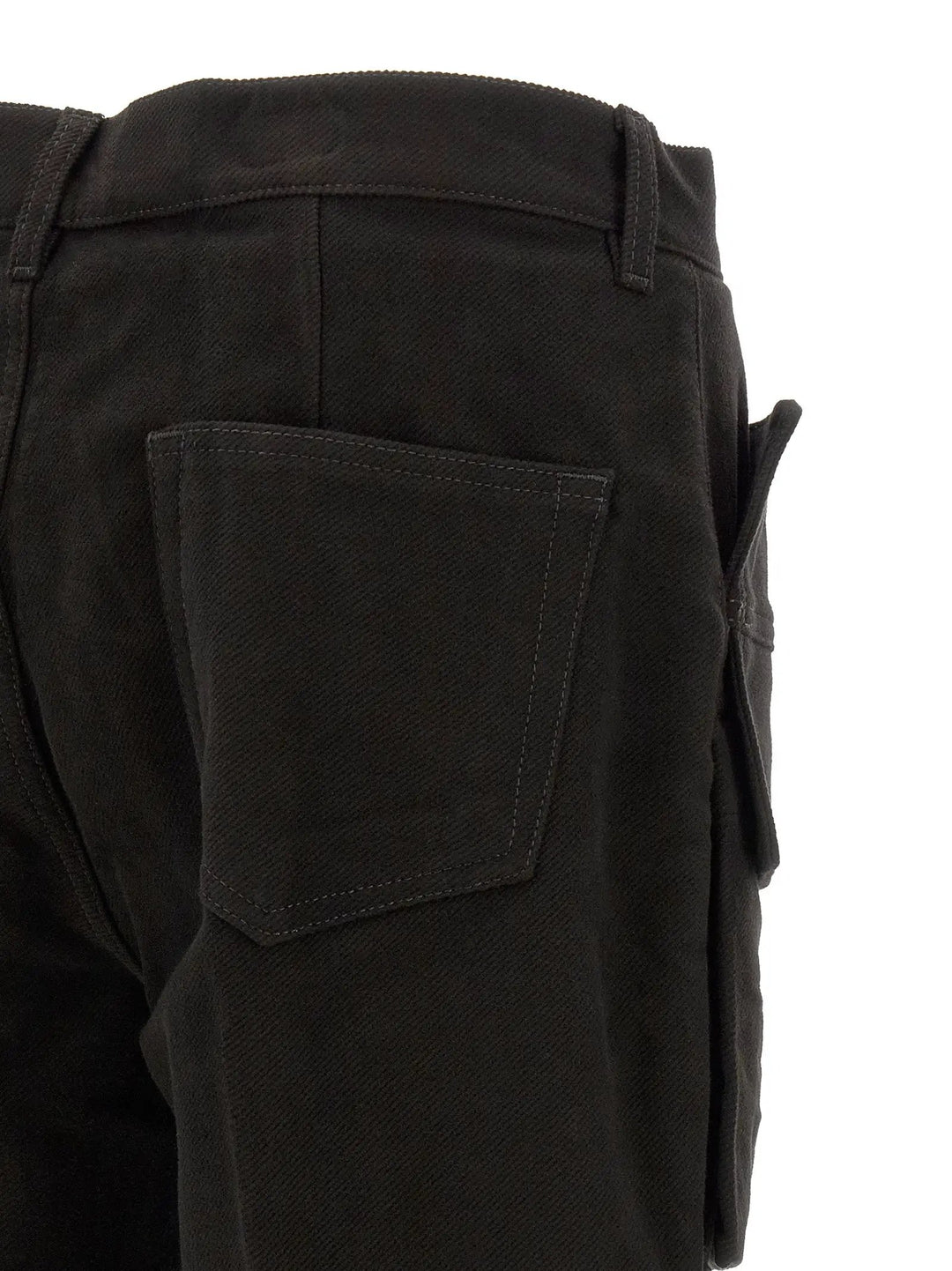 Rick Owens Sample Sale | Rick Owens Black Cotton Cargo Pants - | Designer outlet