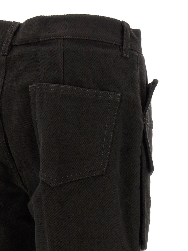 Rick Owens Sample Sale | Rick Owens Black Cotton Cargo Pants - | Designer outlet