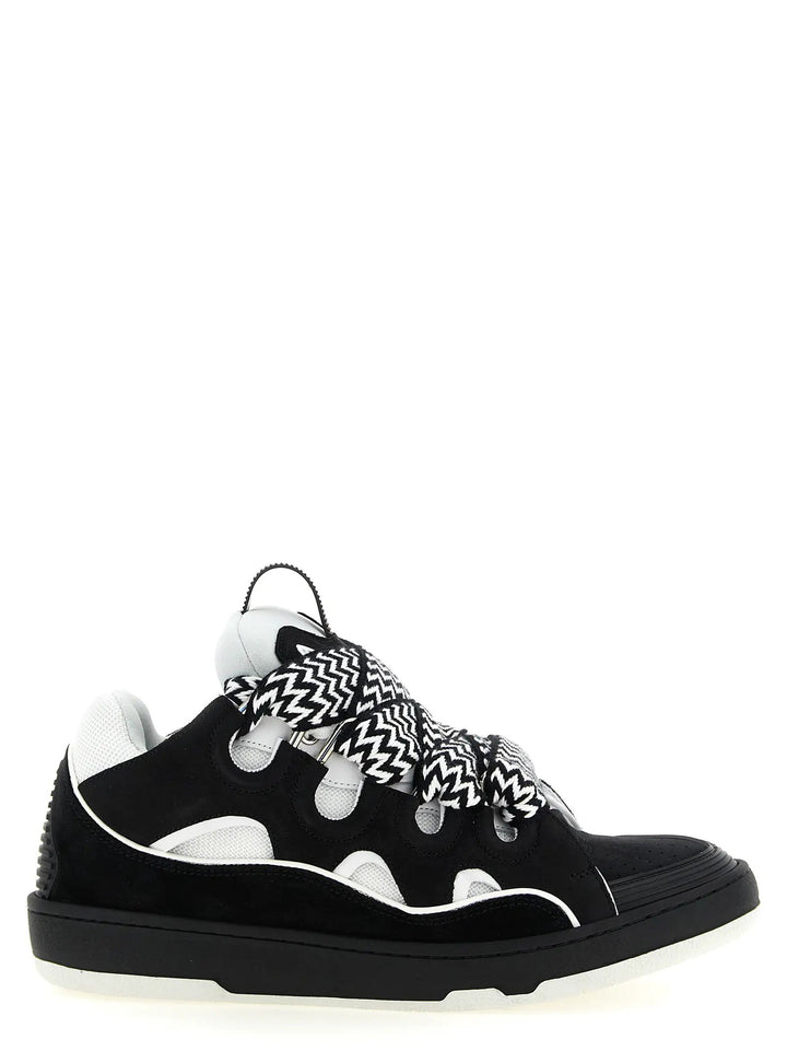 Lanvin Sample Sale | Lanvin Bicolor Calfskin Chunky Sneakers - | Designer outlet