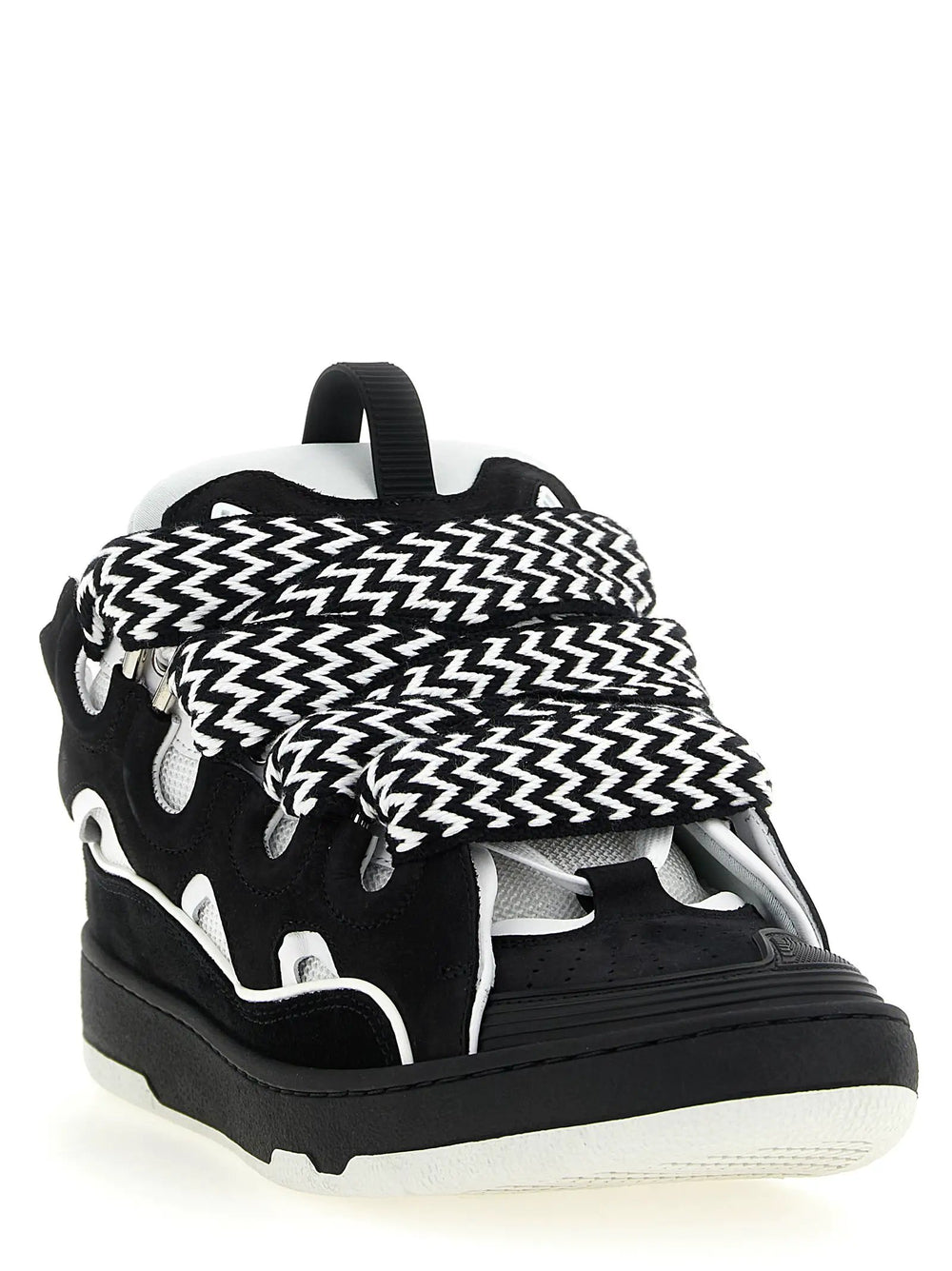 Lanvin Sample Sale | Lanvin Bicolor Calfskin Chunky Sneakers - | Designer outlet
