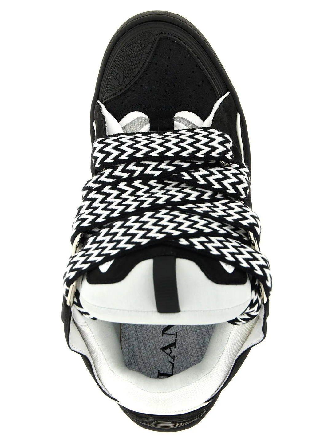 Lanvin Sample Sale | Lanvin Bicolor Calfskin Chunky Sneakers - | Designer outlet