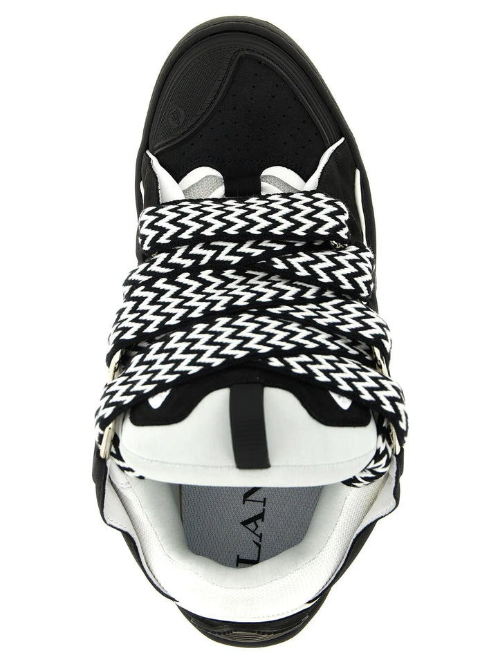 Lanvin Sample Sale | Lanvin Bicolor Calfskin Chunky Sneakers - | Designer outlet