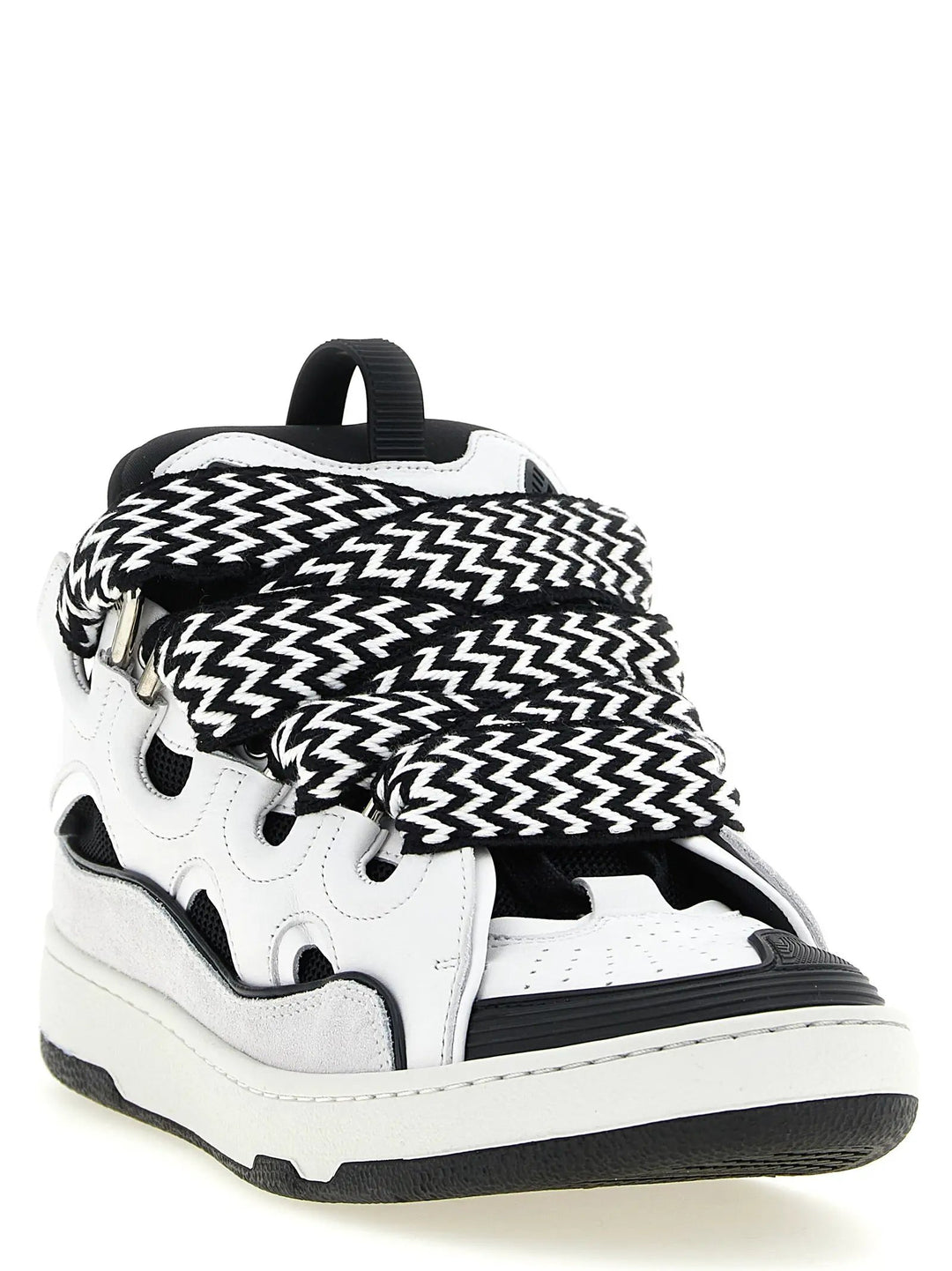 Lanvin Sample Sale | Lanvin Bicolor Calfskin Chunky Sneakers - | Designer outlet