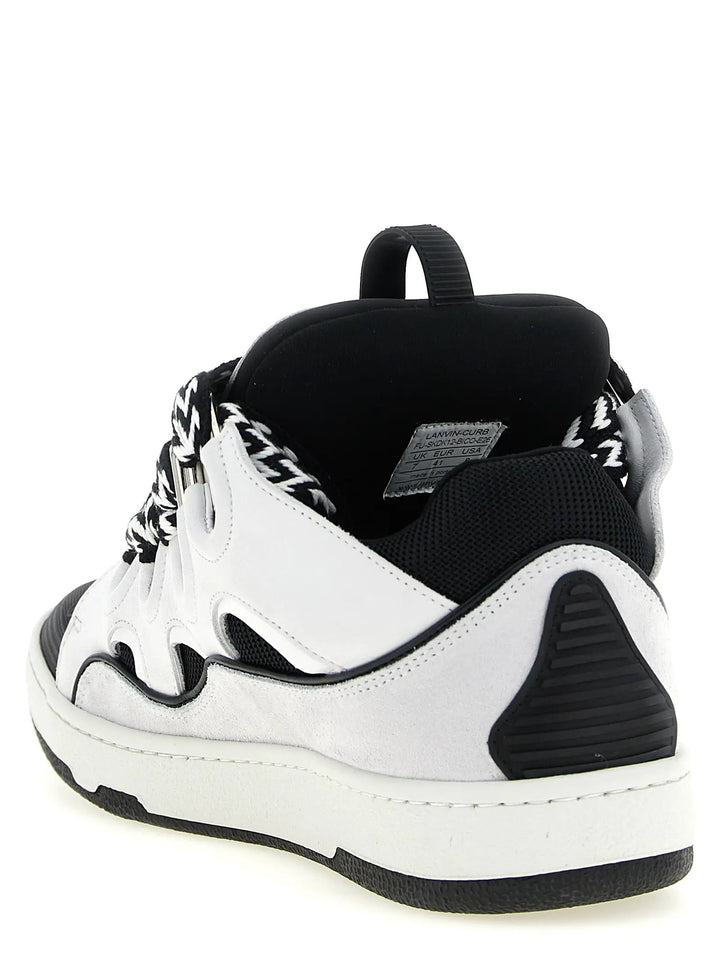 Lanvin Sample Sale | Lanvin Bicolor Calfskin Chunky Sneakers - | Designer outlet