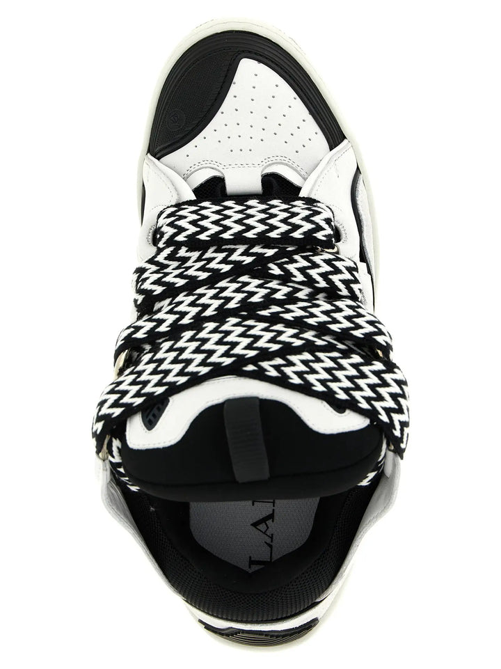Lanvin Sample Sale | Lanvin Bicolor Calfskin Chunky Sneakers - | Designer outlet