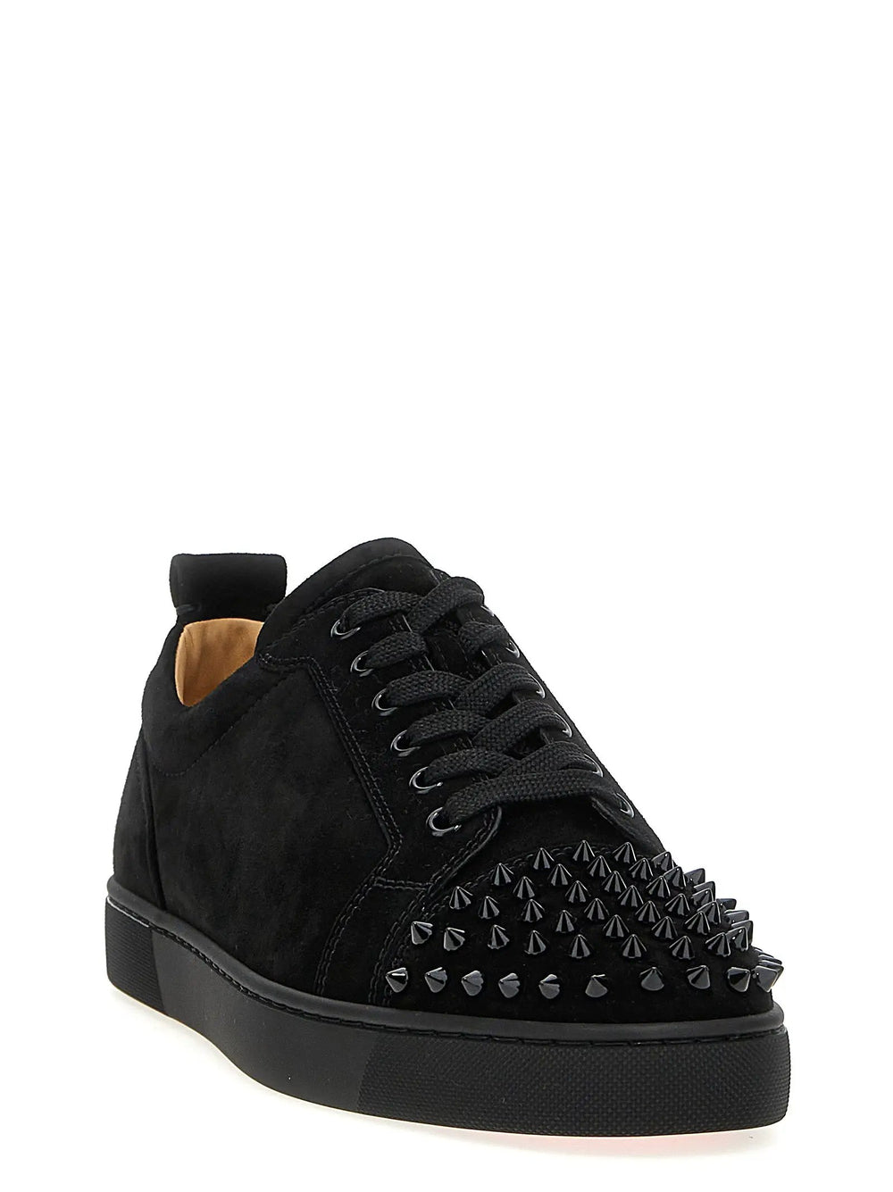 Christian Louboutin Sample Sale | Christian Louboutin Black Calfskin Chunky Sneakers - | Designer outlet