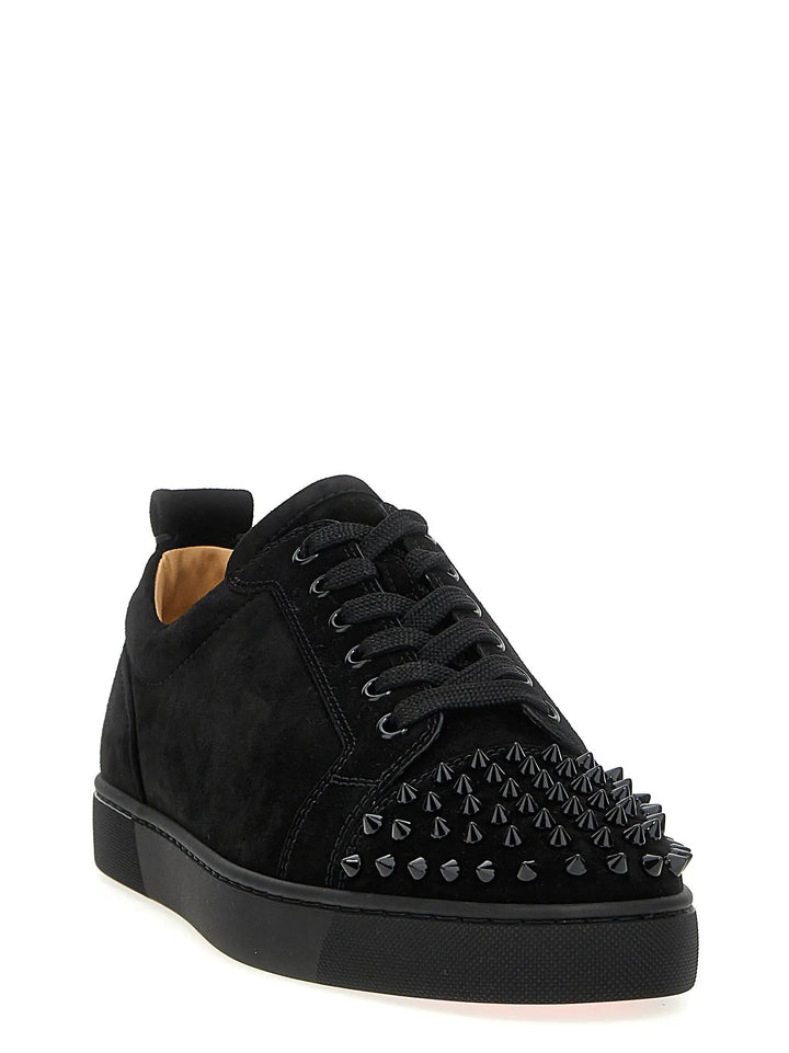 Christian Louboutin Sample Sale | Christian Louboutin Black Calfskin Chunky Sneakers - | Designer outlet