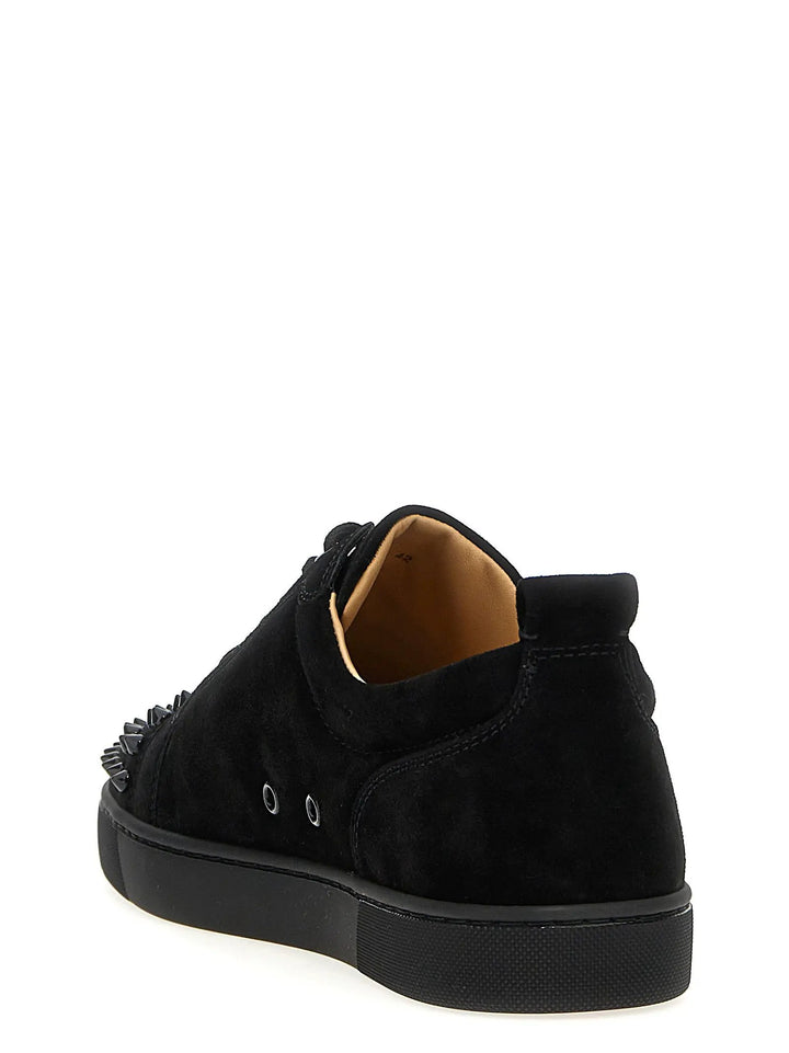 Christian Louboutin Sample Sale | Christian Louboutin Black Calfskin Chunky Sneakers - | Designer outlet