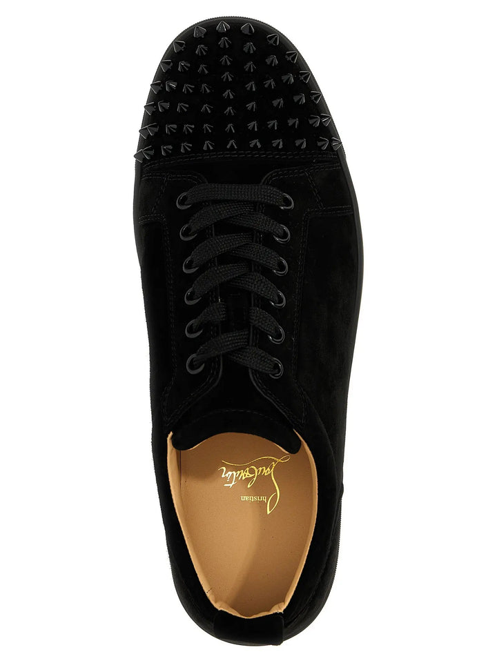 Christian Louboutin Sample Sale | Christian Louboutin Black Calfskin Chunky Sneakers - | Designer outlet