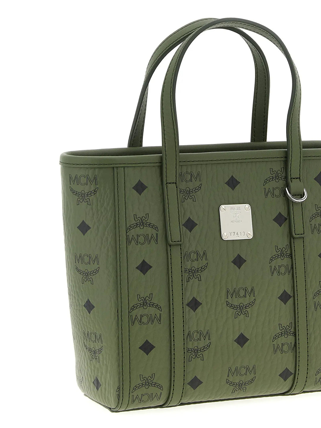 MCM Sample Sale | MCM Bicolor Polyethylene Tote Bag - | Designer outlet
