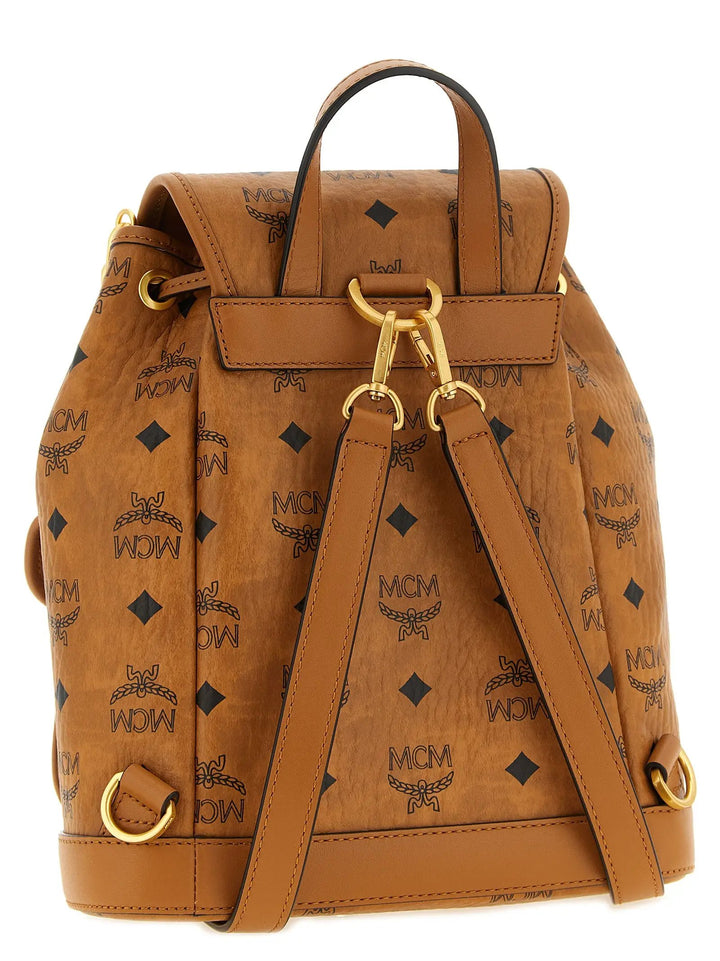 MCM Sample Sale | MCM Brown Polyethylene Backpack - | Designer outlet