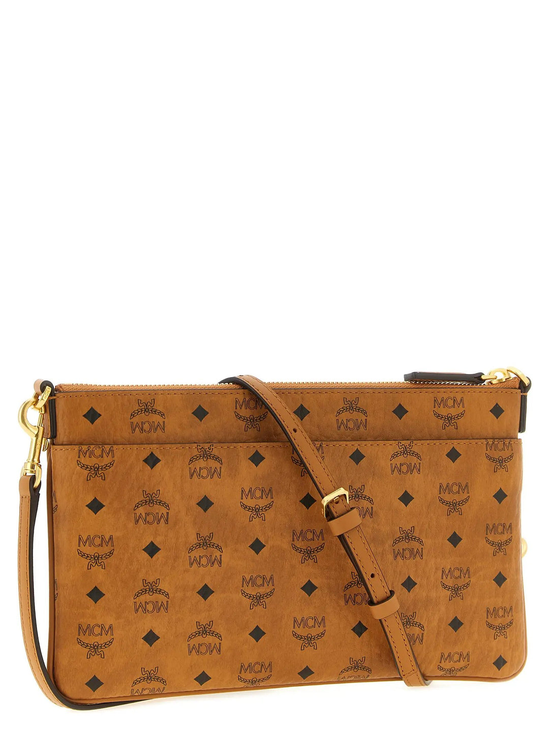 MCM Sample Sale | MCM Brown Polyethylene Clutch Bag - | Designer outlet