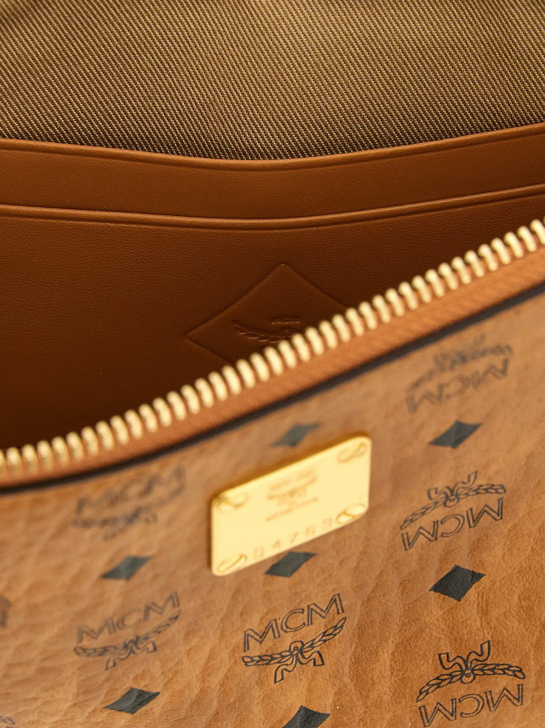 MCM Sample Sale | MCM Brown Polyethylene Clutch Bag - | Designer outlet