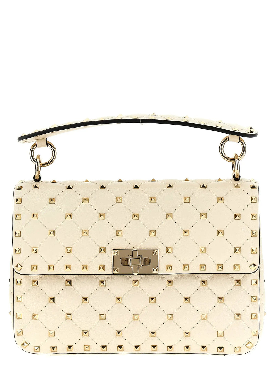 Valentino Garavani Sample Sale | Valentino Garavani White Lamb Leather Shoulder Bag - | Designer outlet
