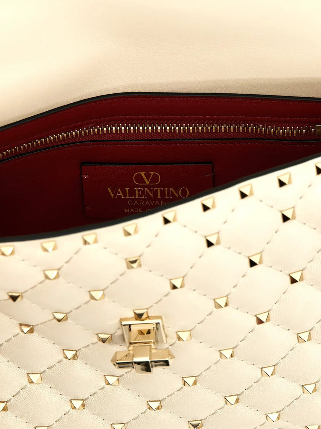 Valentino Garavani Sample Sale | Valentino Garavani White Lamb Leather Shoulder Bag - | Designer outlet