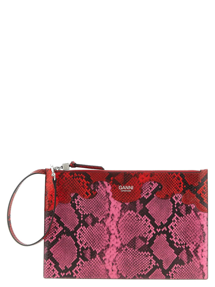 Ganni Sample Sale | Ganni Fuchsia Polyester Clutch Bag - | Designer outlet