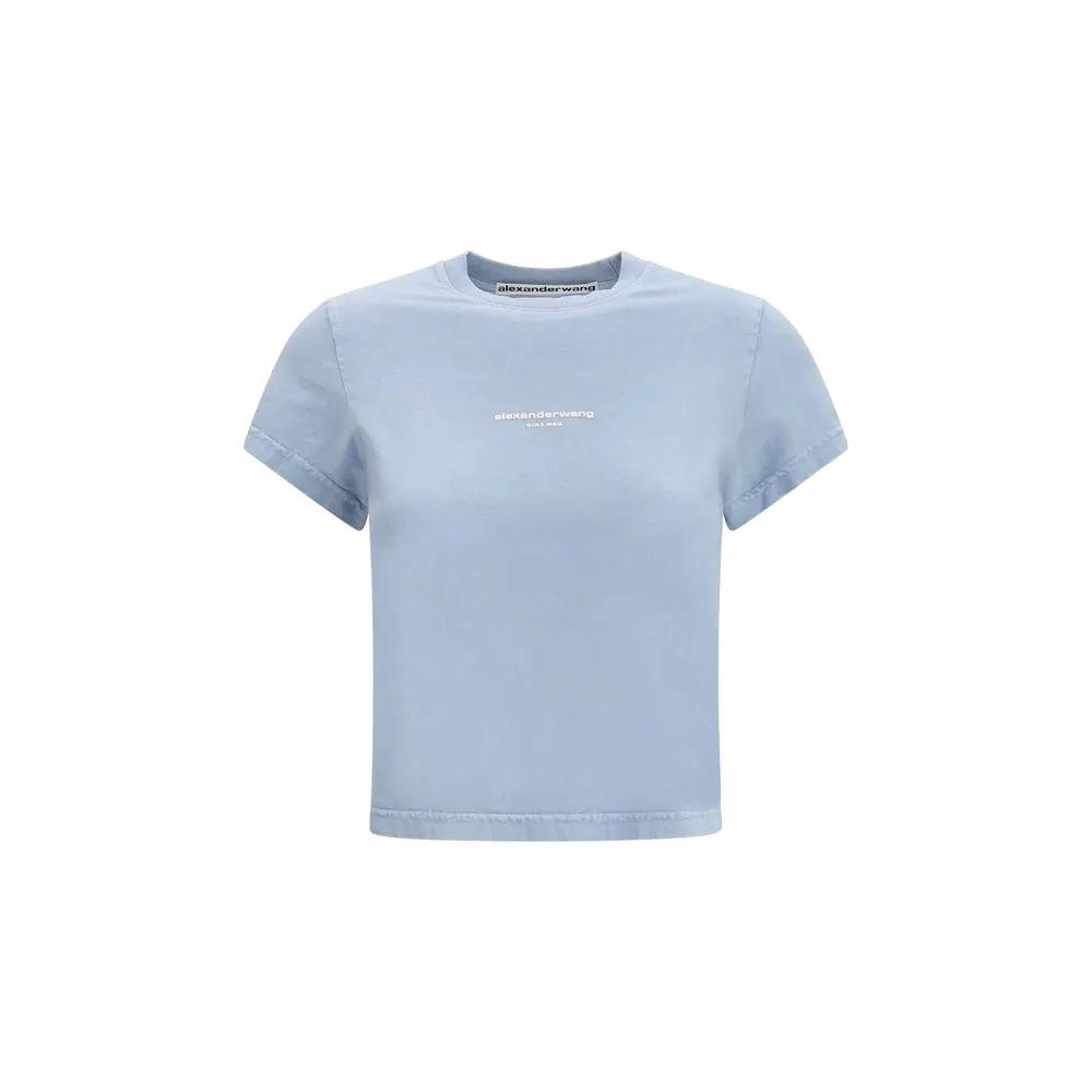 Alexander Wang Sample Sale | Alexander Wang Blue Cotton T-Shirt - | Designer outlet