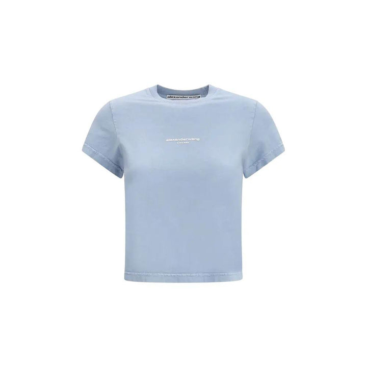 Alexander Wang Sample Sale | Alexander Wang Blue Cotton T-Shirt - | Designer outlet