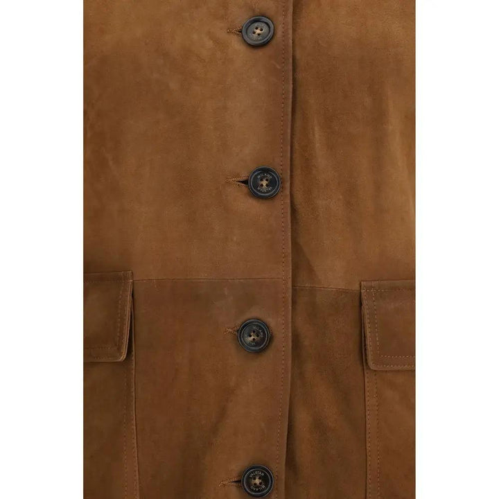Valstar Sample Sale | Valstar Brown Calf Leather Bos Taurus Full-Length Jacket - | Designer outlet
