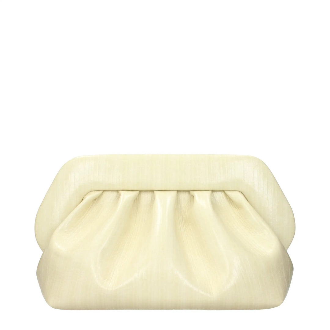 THEMOIRè Sample Sale | THEMOIRè Beige Leather Clutch Bag - | Designer outlet