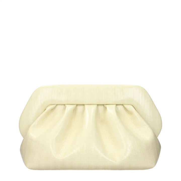 THEMOIRè Sample Sale | THEMOIRè Beige Leather Clutch Bag - | Designer outlet