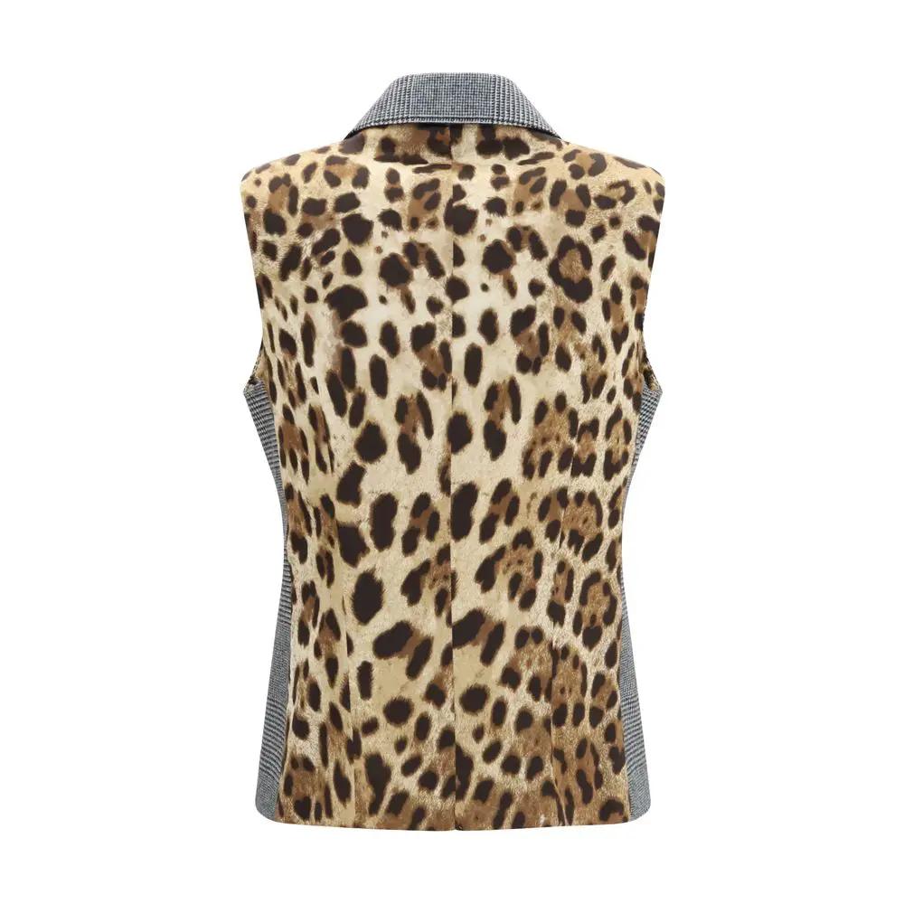 Dolce &amp; Gabbana Sample Sale | Dolce &amp; Gabbana Gray Wool Oves Aries Waistcoat - | Designer outlet