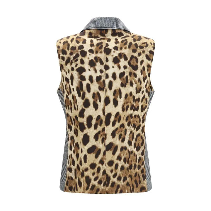 Dolce &amp; Gabbana Sample Sale | Dolce &amp; Gabbana Gray Wool Oves Aries Waistcoat - | Designer outlet