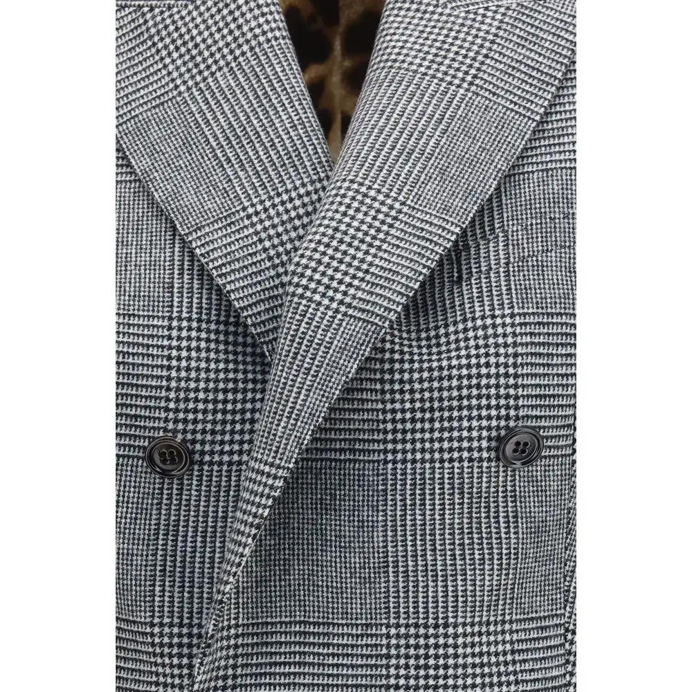 Dolce &amp; Gabbana Sample Sale | Dolce &amp; Gabbana Gray Wool Oves Aries Waistcoat - | Designer outlet